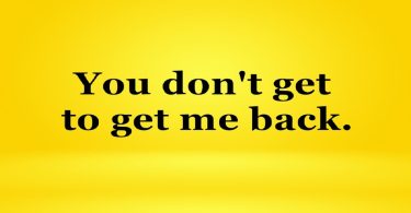 ever go back to your narcissist